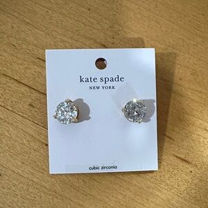 Kate Spade Sparkling Silver Stud Earrings